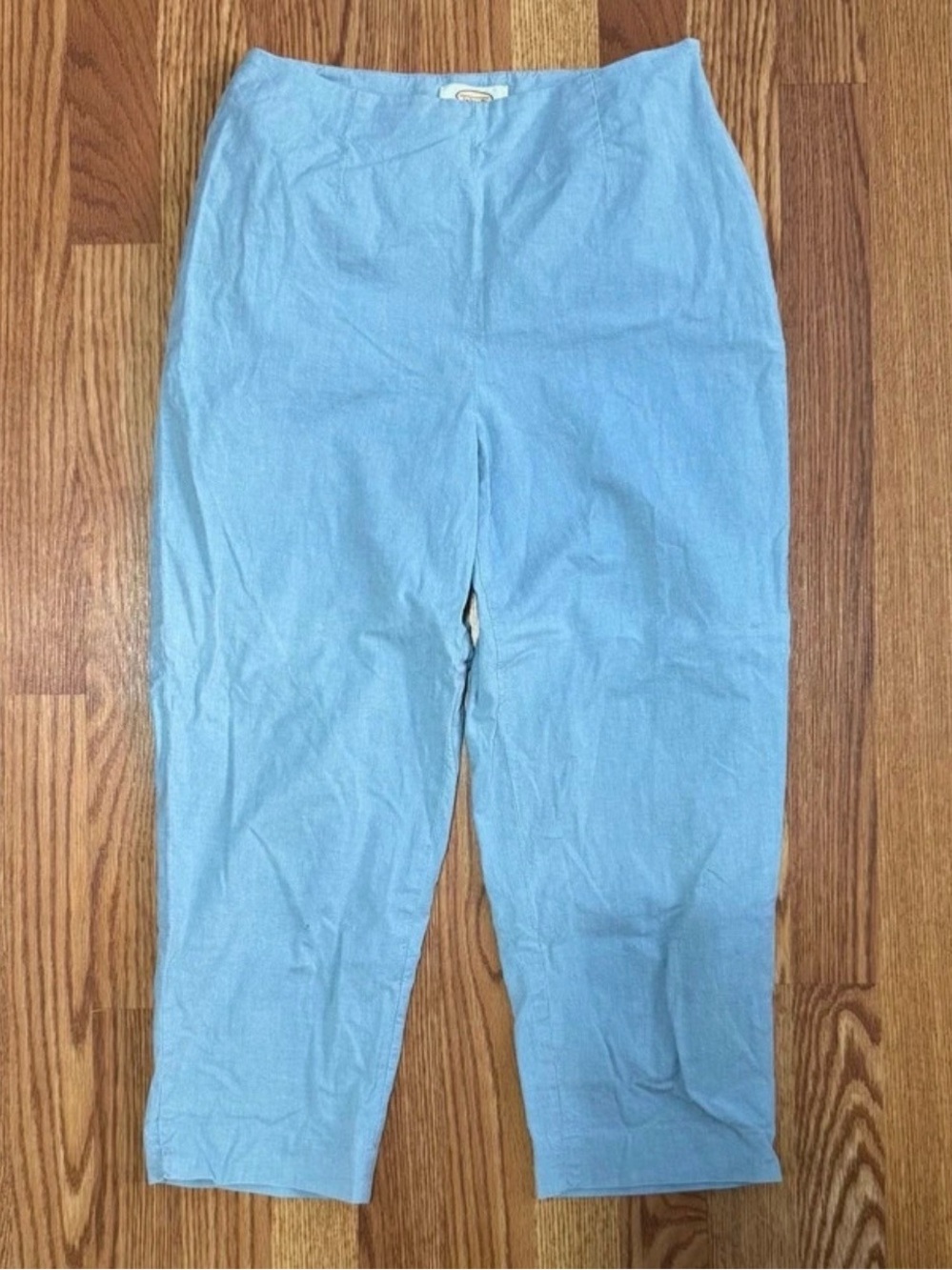 Vintage Talbots Stretch Side Zip Capri Cropped Pants